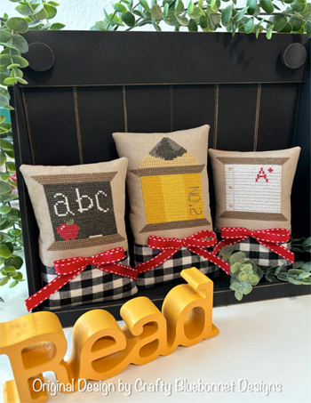 Crafty Bluebonnet Designs - Everyday Spool Series - School Of Spools Trio MAIN