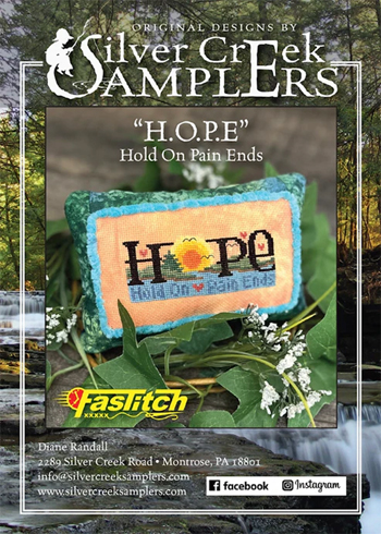 Silver Creek Samplers - H.O.P.E. Hold On Pain Ends MAIN