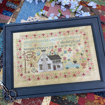 Pansy Patch Quilts And Stitchery - Vintage Farmhouse Sampler MAIN