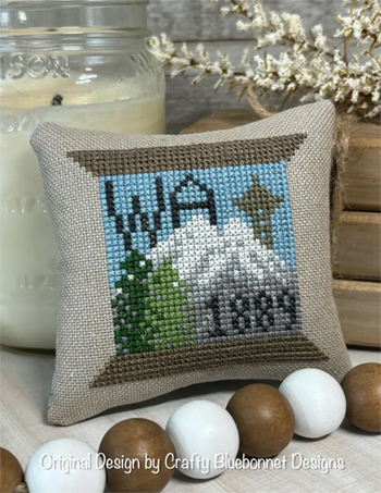 Crafty Bluebonnet Designs - State Spool Series - Washington State Spool MAIN