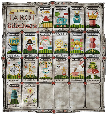Tiny Modernist - The TAROT for Stitchers Part 9 MAIN