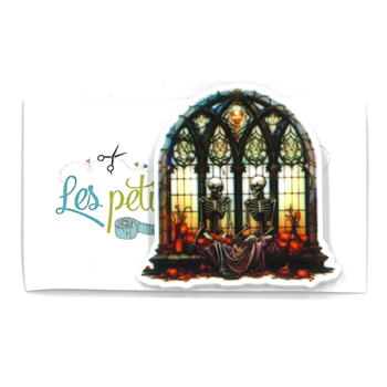 Les Petites Croix De Lucie - Love Squeletton Window Magnet MAIN