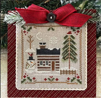 Little House Needleworks - Log Cabin Christmas - Part 9 Log Cabin Mr. Snow MAIN
