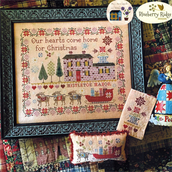 Pansy Patch Quilts And Stitchery - Mistletoe Manor Sampler And Smalls MAIN