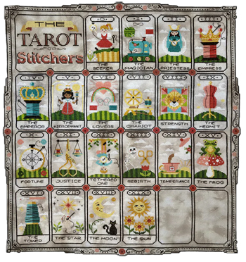 Tiny Modernist - The TAROT for Stitchers Part 10 MAIN