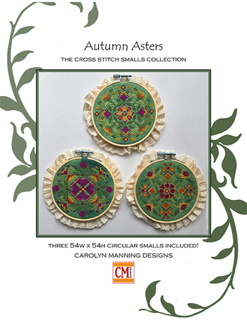 Carolyn Manning Designs - Cross Stitch Smalls Collection - Autumn Asters MAIN