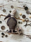Stacy Nash Primitives - Animal Crackers Series - Dr. Raven THUMBNAIL