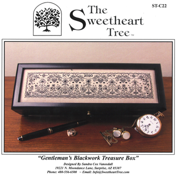 The Sweetheart Tree - Gentleman's Blackwork Treasure Box MAIN