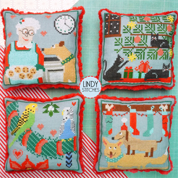 Lindy Stitches - Snowy Snuggles Scrapbook 2 MAIN