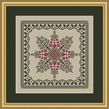 Happiness Is HeartMade - Christmas - Holly And Pine Snowflake MAIN
