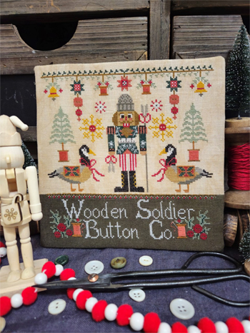 Quaint Rose Needlearts - Wooden Soldier Button Co. MAIN