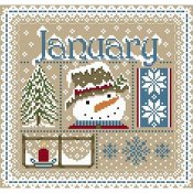 Sugar Stitches - January Sampler THUMBNAIL