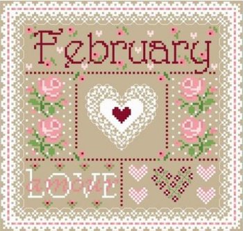 Sugar Stitches - February Sampler MAIN