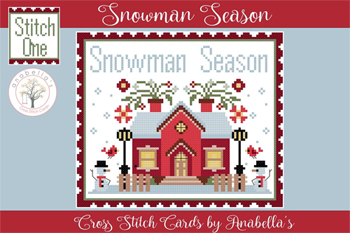 Anabella's - Cross Stitch Cards - Stitch One - Snowman Season MAIN