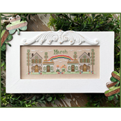 Country Cottage Needleworks - Monthly Mini Village -  March Mini Village THUMBNAIL