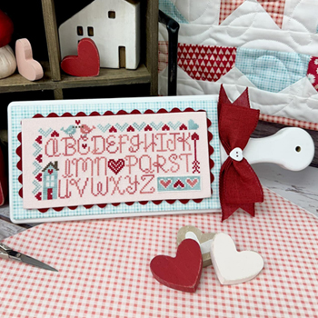 Primrose Cottage Stitches - Valentine's Day Alphabet MAIN