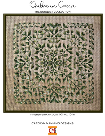 Carolyn Manning Designs - The Bouquet Collection - Ombre In Green MAIN