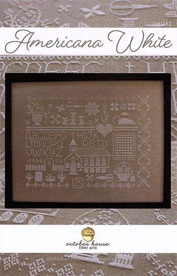 October House Fiber Arts - Americana White MAIN