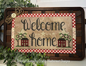 Crafty Bluebonnet Designs - Twin House Welcome MAIN