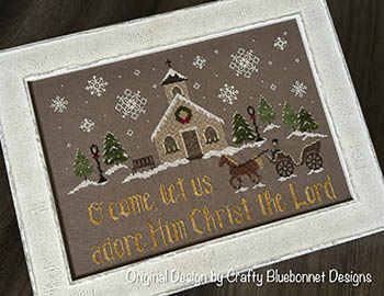 Crafty Bluebonnet Designs - Christmas Village Church MAIN