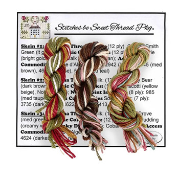 Jeannette Douglas Designs - Stitches Be Sweet Embellishment Pack MAIN