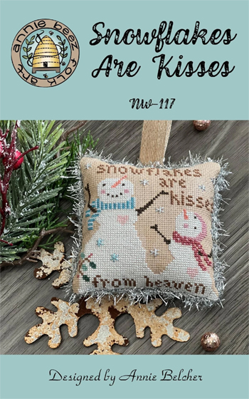 Annie Beez Folk Art - Snowflakes Are Kisses MAIN