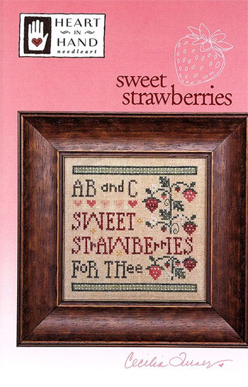 Heart In Hand Needleart - Sweet Strawberries MAIN