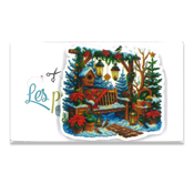 Les Petites Croix De Lucie - Winter In The Garden Magnet THUMBNAIL