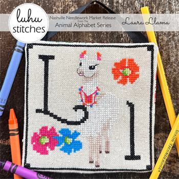 Luhu Stitches - Animal Alphabet Series - Laura Llama MAIN