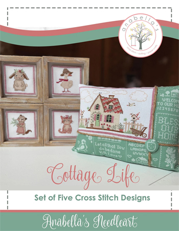 Anabella's - Cottage Life - Set of 5 Cross Stitch Designs MAIN