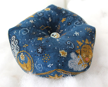 Cosford Rise Stitchery - Starry Starry Night Biscornu MAIN