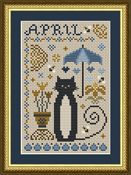 Happiness Is HeartMade - Cat Tales Collection - April Cat THUMBNAIL