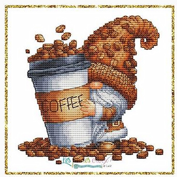 Les Petites Croix De Lucie - Coffee Lover Gnome MAIN