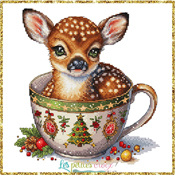 Les Petites Croix De Lucie - Christmas Animals Cups Part 6 Reindeer THUMBNAIL