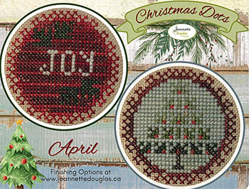 Jeannette Douglas Designs - Christmas Dots - April MAIN