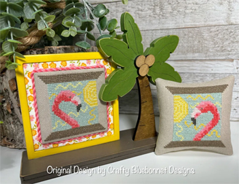 Crafty Bluebonnet Designs - Summer Spool Series - Flamingo Friends MAIN