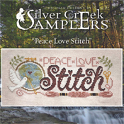 Silver Creek Samplers - Peace Love Stitch THUMBNAIL