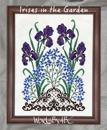 Works By ABC - Irises In The Garden MAIN