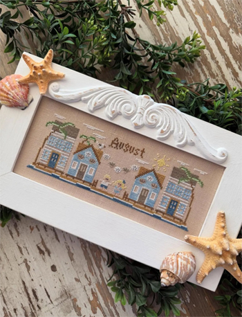 Country Cottage Needleworks - Monthly Mini Village -  August Mini Village MAIN