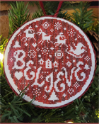 Wildflower Stitching - Believe Bauble THUMBNAIL