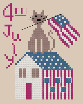 Romy's Creations - Patriotic Cat MAIN