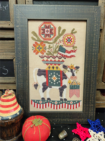 Quaint Rose Needlearts - Stars, Stripes & MooLinda MAIN