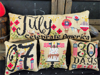 Quaint Rose Needlearts - July Celebrate America MAIN