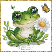 Les Petites Croix De Lucie - Animals Series - Frog THUMBNAIL