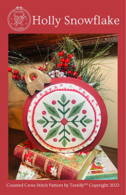 Textilly Crafts - Holly Snowflake MAIN