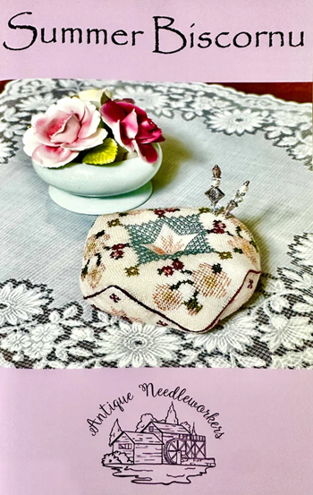 Antique Needleworkers - Summer Biscornu MAIN