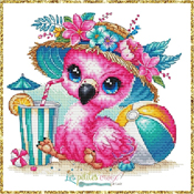 Les Petites Croix De Lucie - Animals Series Flamingo THUMBNAIL