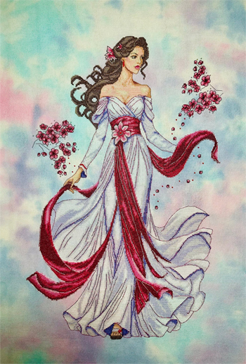 Cross Stitching Art - Amariel, The Enchanted Blossom MAIN