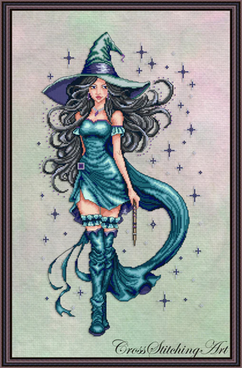 Cross Stitching Art - Celestia The Enchantress MAIN