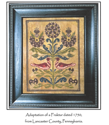 Three Sheep Studio - 1750 Lancaster County Fraktur MAIN